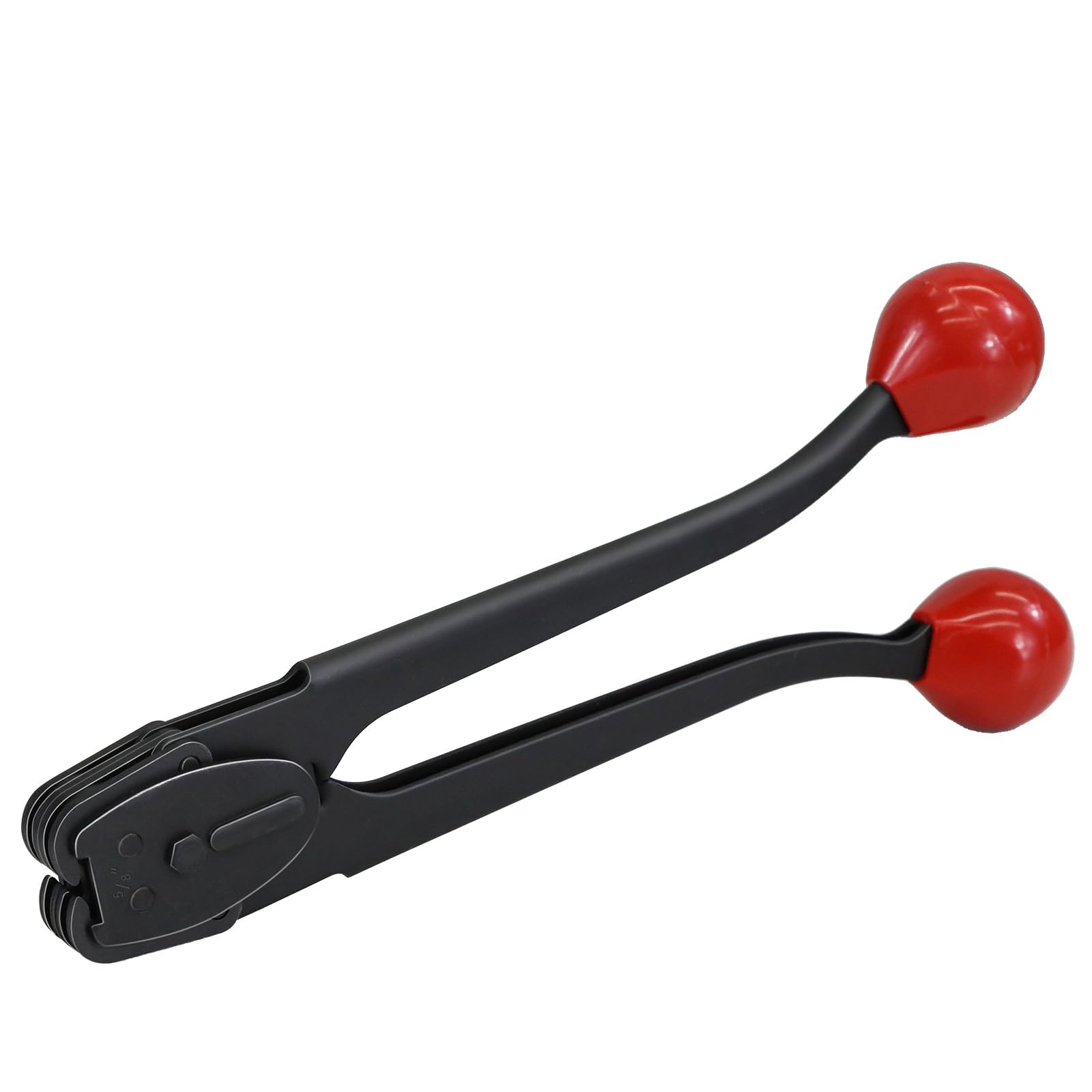 NVOYAJUAN Steel Strapping Tool for 1/2" to 3/4" Width, Banding Tool for 0.3-0.8mm Thickness, Heavy-Duty Manual Banding Kit - Ideal for High Tensile