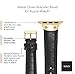 Anne Klein Leather Fashion Band for Apple Watch Secure, Adjustable, Apple Watch Band