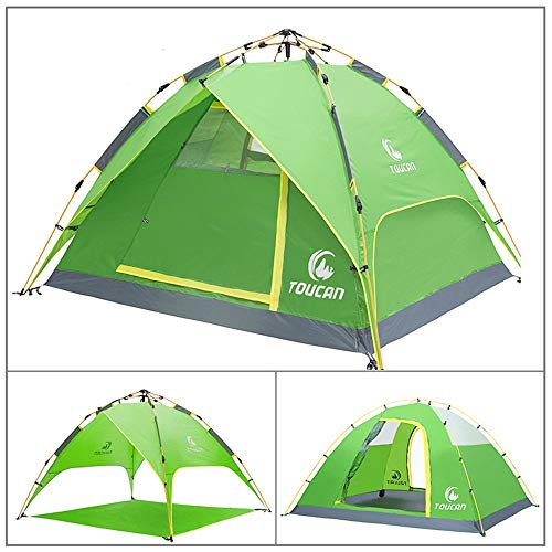 Carpa automática portátil para camping resistente al UV miniatura 2