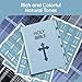 EssexWares - Breezy Green Bible Tabs for Old and New Testament, 80 Large Print Tabs for Bible Study, Water-Resistant and Durable Index Tabs for Women and Men - 1.7