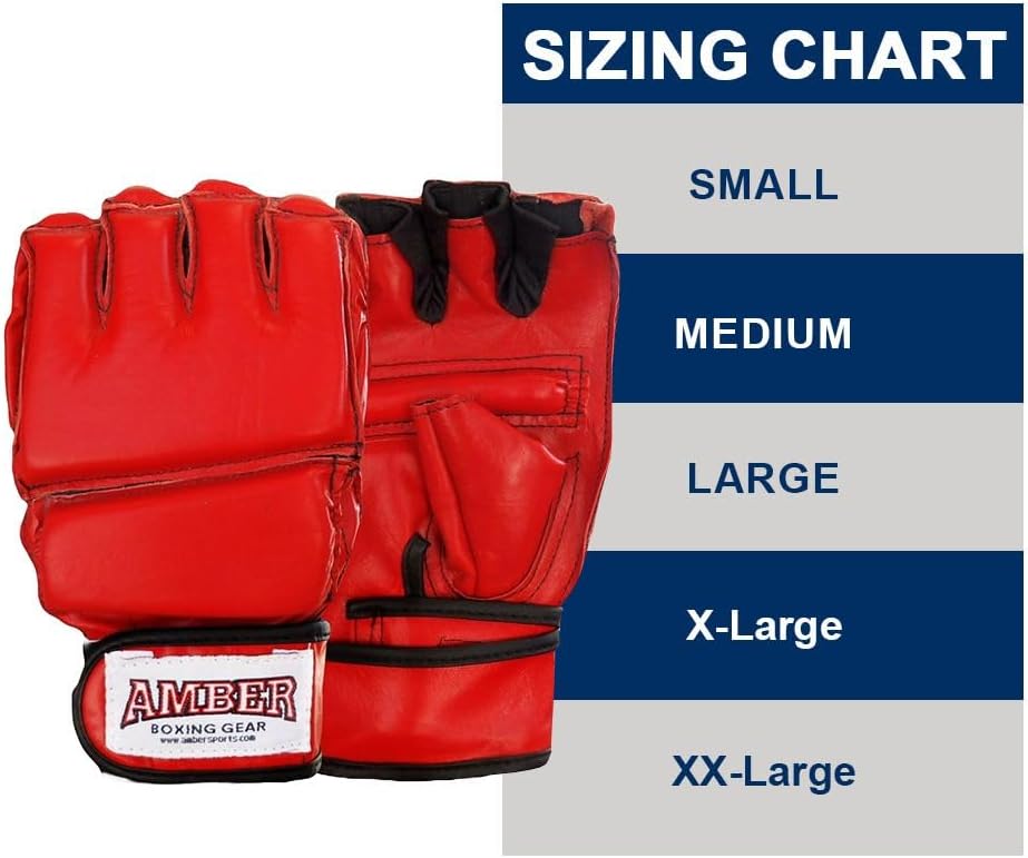 Premium Grappling Gloves for MMA Leather, Enhanced Grip, Excellent Wrist Support, Breathable Comfort - Ideal for Grappling and Clinch Fighting