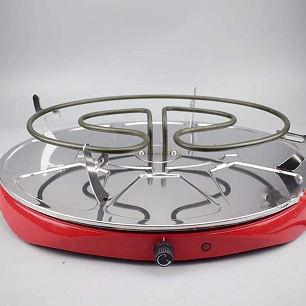 Raclette grille łatwe do czyszczenia dużego grilla bletop Grill Elektryczny grill Grill Materiał bez kijowy z 8 mini elektryczny grill patelni dla 8 osób Party 1300 W, 1300 W