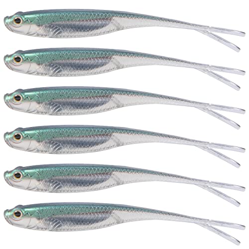 Dr.Fish Soft Fishing Lures Bass Fishing Soft Jerk Baits Minnow Swim