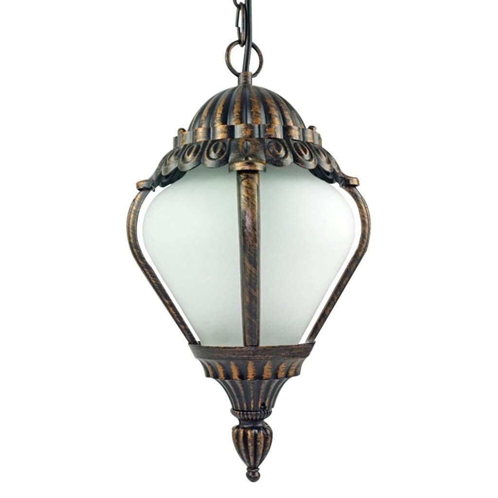Lustre extérieur étanche en aluminium à tête unique E27