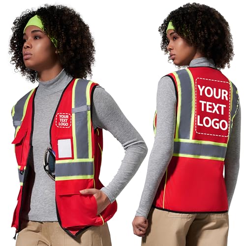 Image of AYKRM 11 color Ladies High Vis Reflective Safety Vest for Women