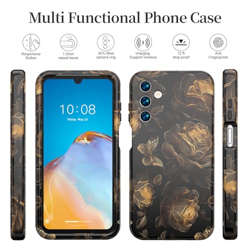 Coque Samsung A15 protection integrale antichoc legere fleur - 4