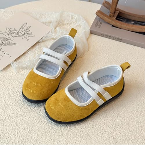 Girls Slip On Princess Dress Shoes Mary Jane Ballet Flats Wedding Party3