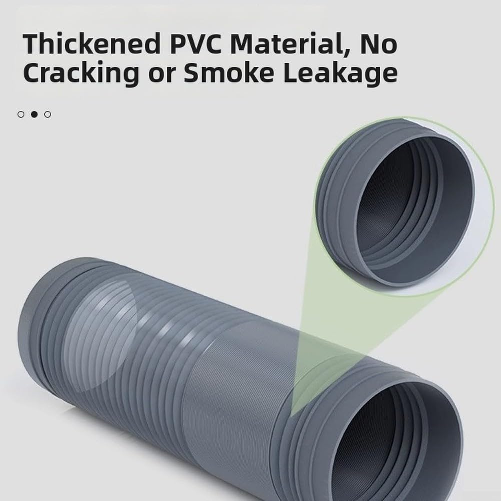 PVC Abluftrohr 150mm Hitzebeständig Verdickt Küche