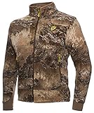 SCENTBLOCKER Adrenaline Camo Zip-Up Jacket for Men (Large, Realtree Excape)