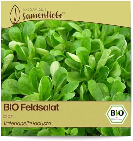 Samenliebe BIO Feldsalat Samen alte Sorte Elan nussiger Winterfel...