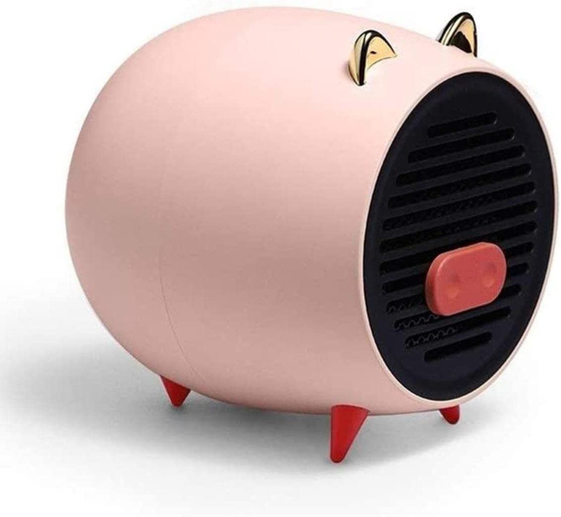 Stufetta Riscaldatore elettrico adorabile Riscaldatore a ventola per animali a forma di maialino Riscaldatore a ventola elettrico portatile mini silenzioso per Ventola riscaldante portatile