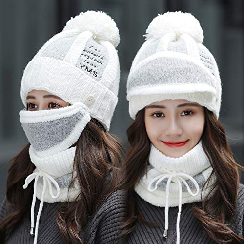 Chapeau femme automne et hiver en tricot pour stopper le froid aux oreilles