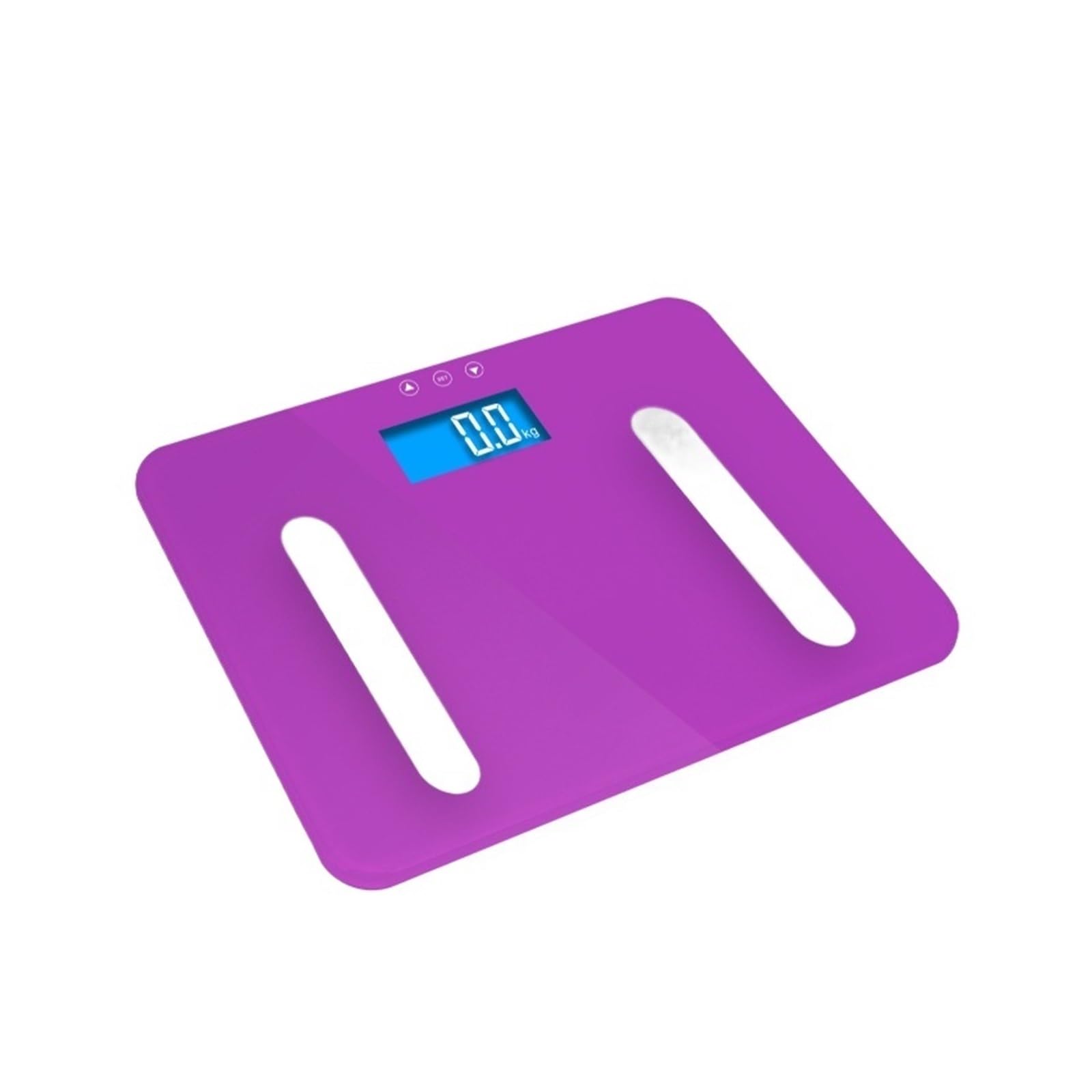 Básculas De Baño Báscula Inteligente Bluetooth Peso Digital Electrónico Contenido Grasa Corporal Y Agua Preciso FáCil De Leer(Purple)