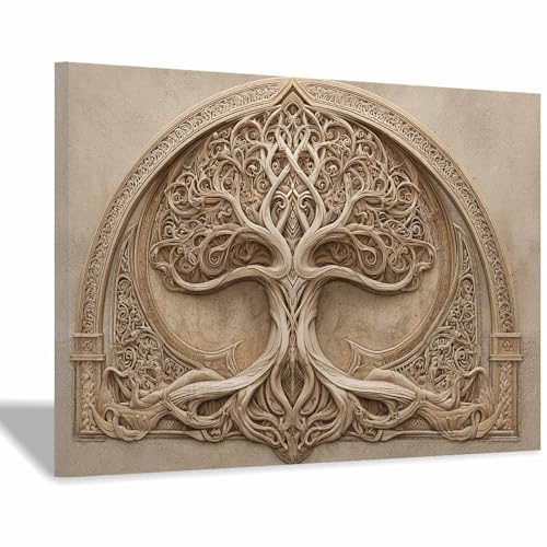 Arbre de vie toile murale pour réchauffer l'ambiance d'un salon ou d'un bureau