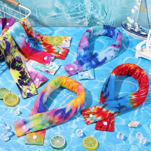 Image of Geyoga Cooling Neck Wraps Cooling Scarf Wrap Bandanas for Summer Women Men Walking Riding Outdoor