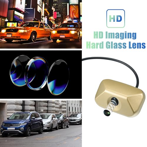 Image of ACROPIX Yellow Car Multiangle Views Rear View Back Up Camera Wide Angle Park Assist Reverse Camera Fit for Kia Soul 2010-2013 No.957602K100I7 - Pack of 1
