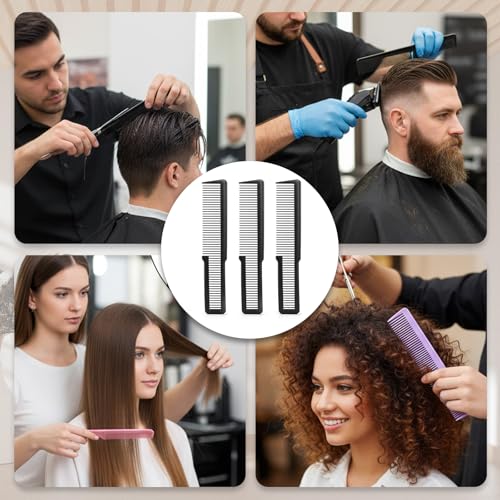 6 Peines para Corte de Cabello Multiusos en Plástico miniatura 6