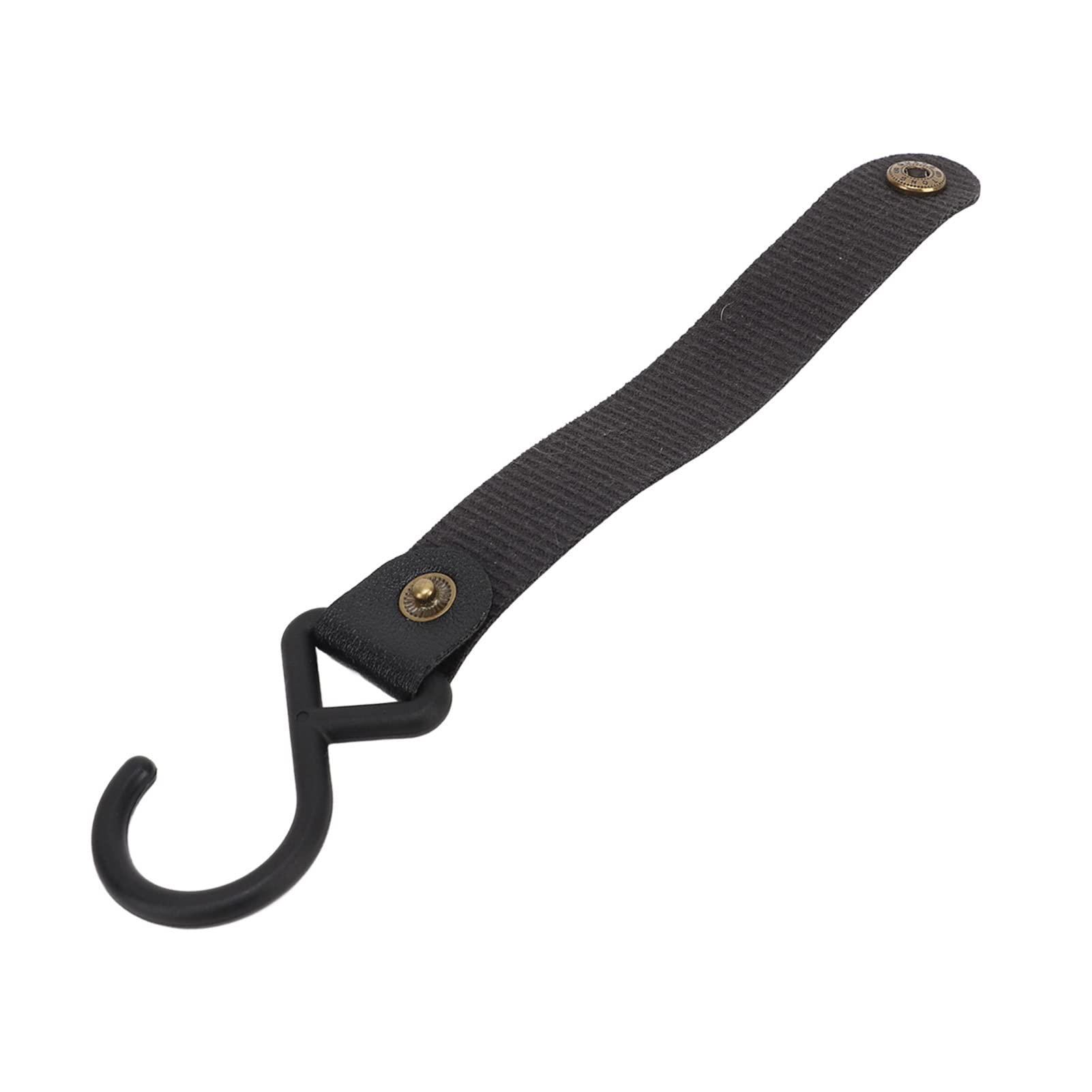 Tnfeeon S-Haken aus Leder, Kompakter, Tragbarer, Robuster, Einfacher Einbau Camping-S-Haken aus Leder, Multifunktional für Camping