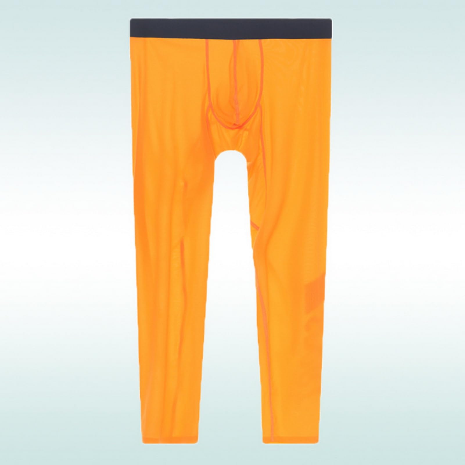 Faringoto Leggings transparentes transparentes para hombre, talla grande, sexy, ultrafino, elásticos, pantalones deportivos