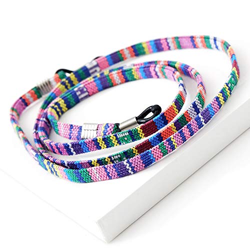 Jurxy 6 stuks brillenkettingen, grof katoen, brillenketting, sportbrilbanden in kettingen, brillen, halssnoer… - Image 7