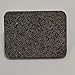 Volcanic stone cooking tile, flat surface without groove, rounded corners, 6 