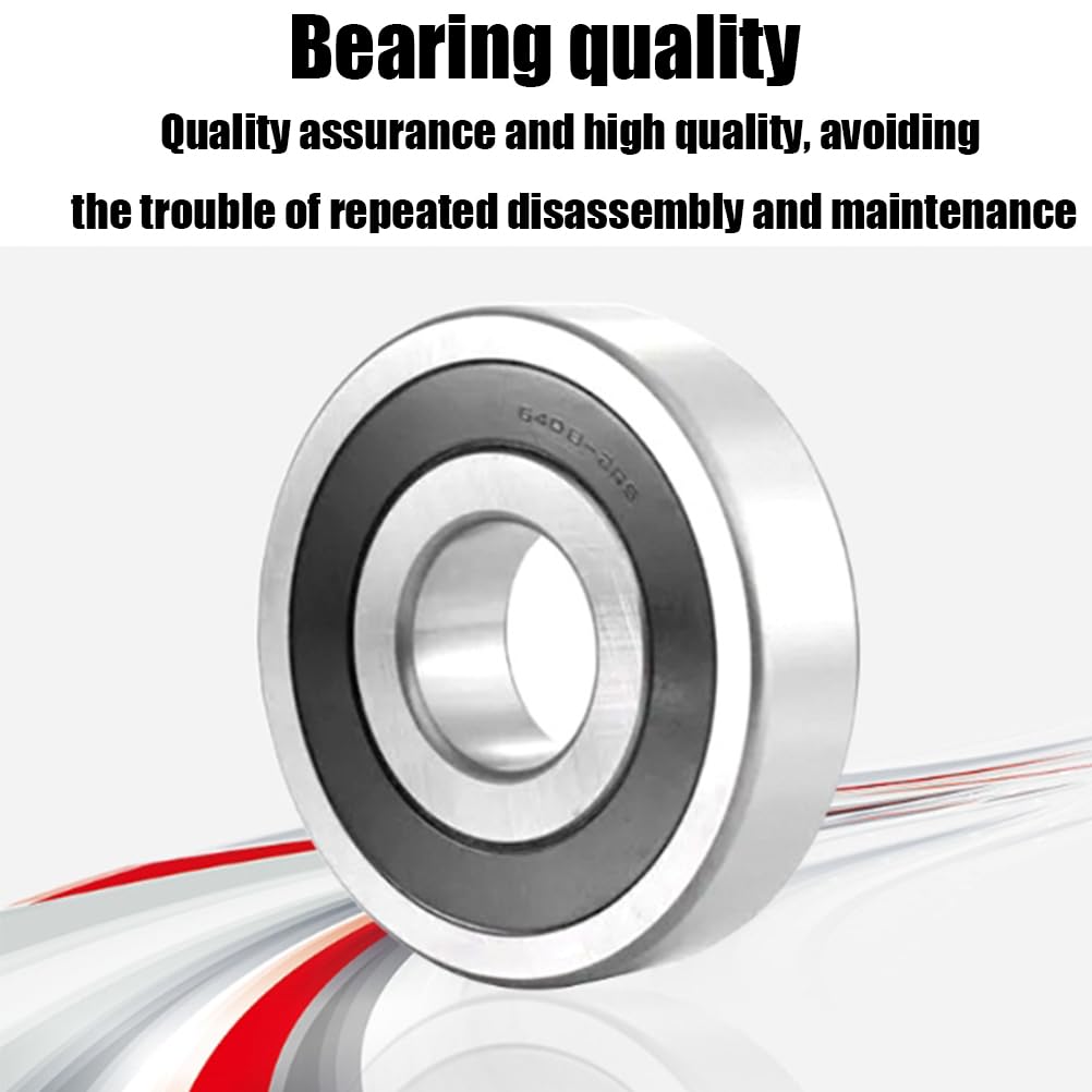 Cuscinetti A Sfera 6000 2RS - 10x26x8mm, Acciaio, Doppia Schermatura, 10 Pezzi - Foto 3