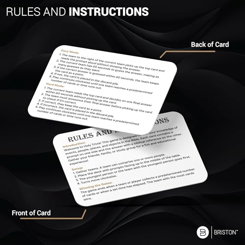 Image of Bible Trivia Cards - 225 Scripture Questions for Sunday School & Homeschool