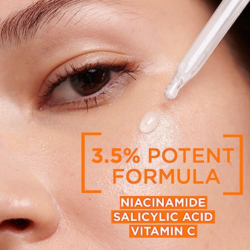 Garnier Daily Glow & Protect Duo for Face: Brightening Vitamin C Serum for Anti-Dark Spots & Ambre Solaire SPF50+ Super UV Invisible Serum Moisturiser (2 X 30ml) - Image 5