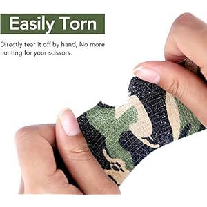 INKin 12pcs Self Adhesive Bandage Wrap Disposable Tattoo Grip Cover Wrap Breathable Elastic Bandage Tattoo Machine Handle Tube Accessories Sports 2'x5 Yard Camo INKin 12pcs Self Adhesive Bandage Wrap Disposable Tattoo Grip Cover Wrap Breathable Elastic Bandage Tattoo Machine Handle Tube Accessories Sports 2×5 Yard Camo