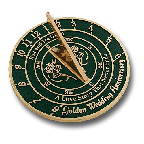 The Metal Foundry Unique Wedding Gift Idea For A Special Couple. A Personalized Sundial Makes A Great Marriage Present For The Bride And Grooms Garden Or Home Decor Ornament Uk #TOP5