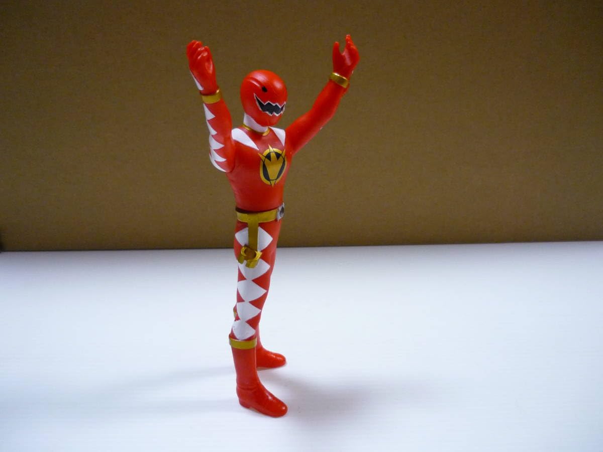 Amazon.co.jp: 管01 ソフビ アバレッド 2003 約16.5cm 爆竜戦隊