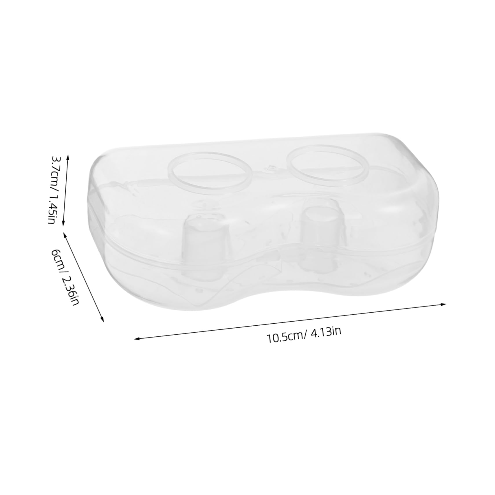 NOLITOY Silicone Nipple Shields 1 Pair Soft Triangular Breast Cover Breastfeeding Cups Pacifier Container Case Breastfeeding Cover Fan