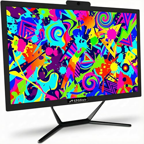 STGsivir All in One PC, Ordenador de Sobremesa, écran 21.5', Core i5 hasta 3.6 GHz, RAM 16 GB, SSD...