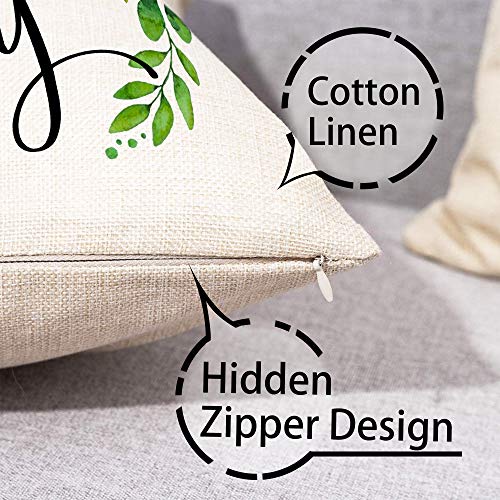 pinata Spring Pillow Covers 18x18 Farmhouse Decorative Spring Decorations for Home Throw Pillows Cases Set of 4 Outdoor Decor Holiday Rustic Fresh Flowers Wreath Bicycle Truck Seasonal Cushion Covers