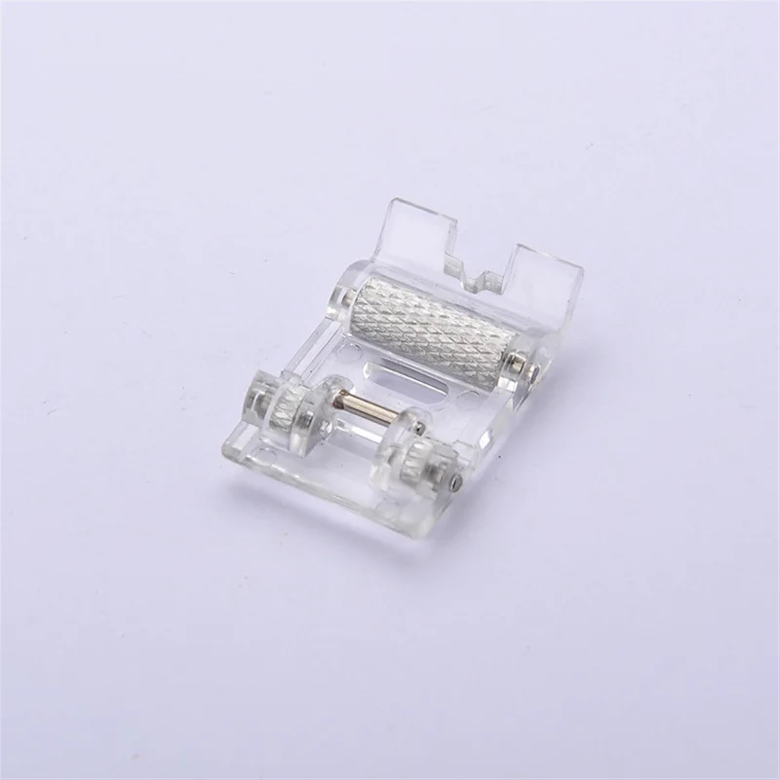 2 pezzi accessori for macchine da cucire parti di strumenti piedino a rullo in pelle a scatto abbigliamento