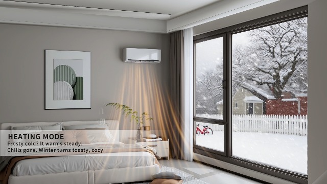 Image of Manastin 12000BTU Mini Split Air Conditioner& Heater, 17 SEER2 115V Mini Spilt AC with Inverter Compressor, Covers Up to 750 Sq. Ft, Complete Installation Kit Included,White