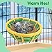 KATUMO Bird Nest, Conure Breeding Nest Parrot Bed with Natural Coconut Fiber Bedding for Budgie, Parakeet, Cockatiel, Conure, Lovebird, Canary, Finch, Small Birds