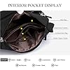 XUDREZ Women's Crossbody Bag,Waterproof Purses and Shoulder Handbags Multi Pocket Messenger Bags (Black) #2