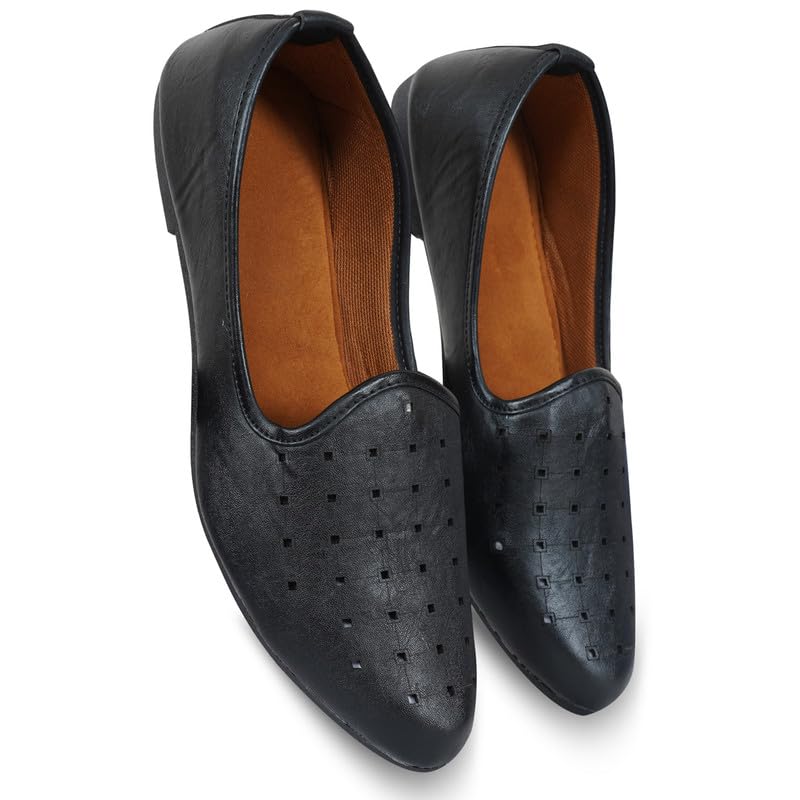 Image of DFR Mens Juttis Ethnic Mojaris | Casual Loafers Juti Shoe for Men