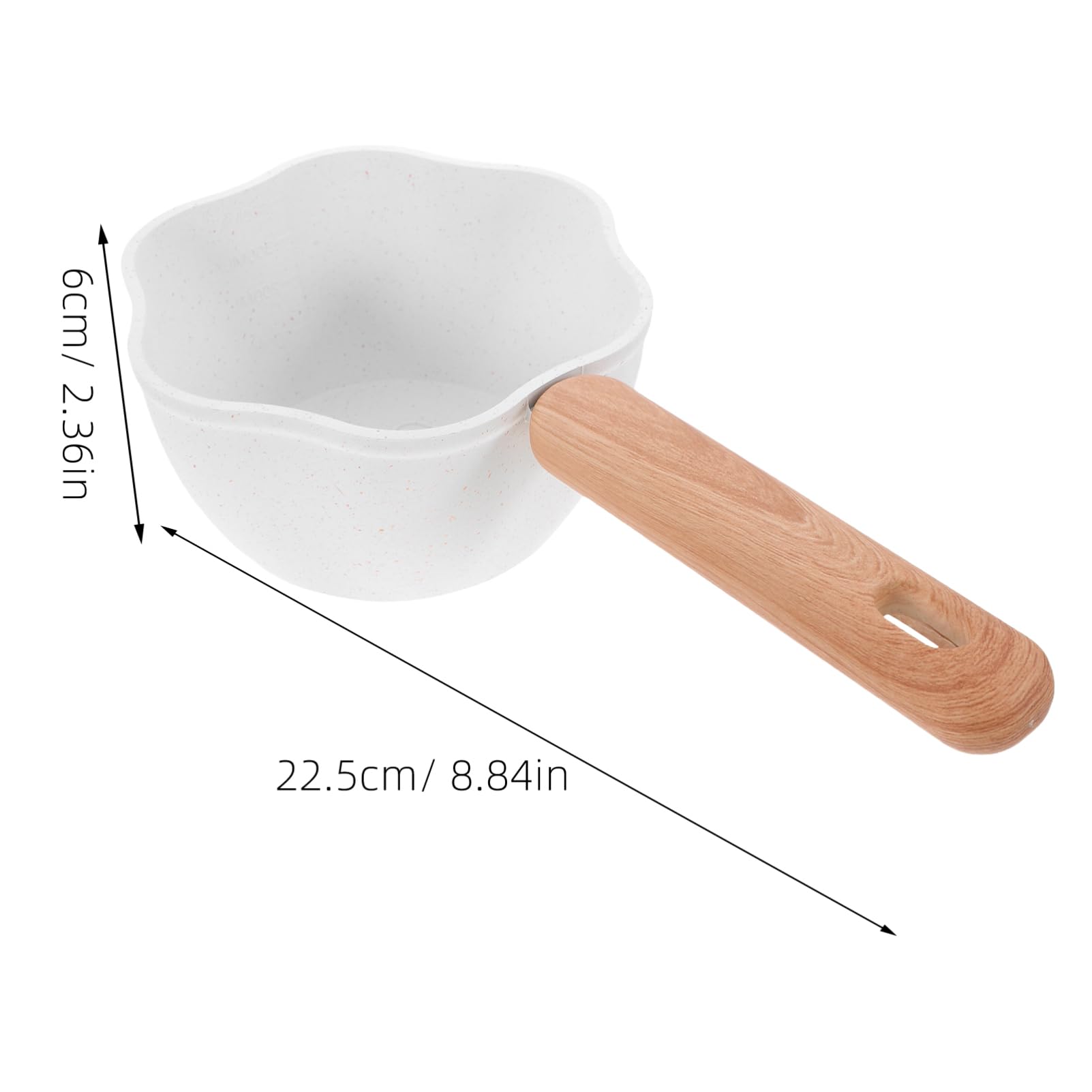 GRIRIW Butter Warmer Soup Pot Mini Melting Pot Non-stick Aluminum Alloy Egg Frying Pan