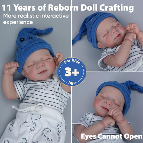 Muñeca Reborn Bebé Niño Realista 18 Pulgadas miniatura 4