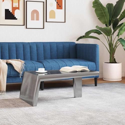 Cervaline Table Basse Aviator Style d'avion Vintage Aluminium,Meubles,Tables,Tables Basses et Tables d'appoint,Tables Basses,14.66 kg-246362
