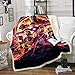 NICHIYO Captain Plaid - Couverture polaire extra - Couverture de canapé - Couverture moelleuse - Pour adultes et enfants - En microfibre - Pour un canapé et un dessin animé (01,150 x 200 cm)