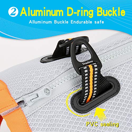 MOKCCI Truelove kühlweste für Hunde Hund Kühlweste Geschirr Kühler Jacke mit Verstellbare Reißverschluss für Outdoor Jagd Training und Camping