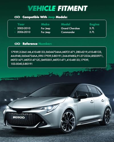 Image of SCITOO Starters fit for 2006-2010 for Jeep Commander 3.7L2005-2010 for Jeep Grand for Cherokee 3.7L