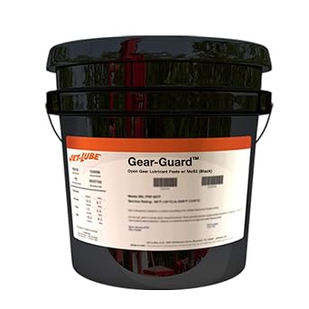 Jet-Lube Gear Guard - Moly Paste | Moisture-Resistant | Pumpable | Heavy-Duty Compound | Rust-preventing | No VOCs | 1 Gal.