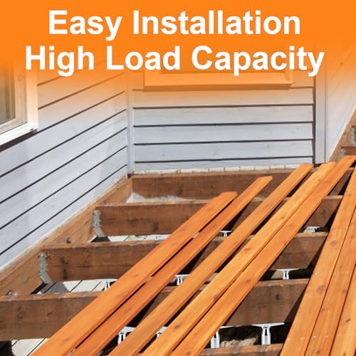 Image of 4 Pack Adjustable Support Jack for The Floor,Deck Foundation,Post Floor Joist Jacks,RV Step Stabilizer,Mini Screw Jack- Post 3.5 inch to 6 inch