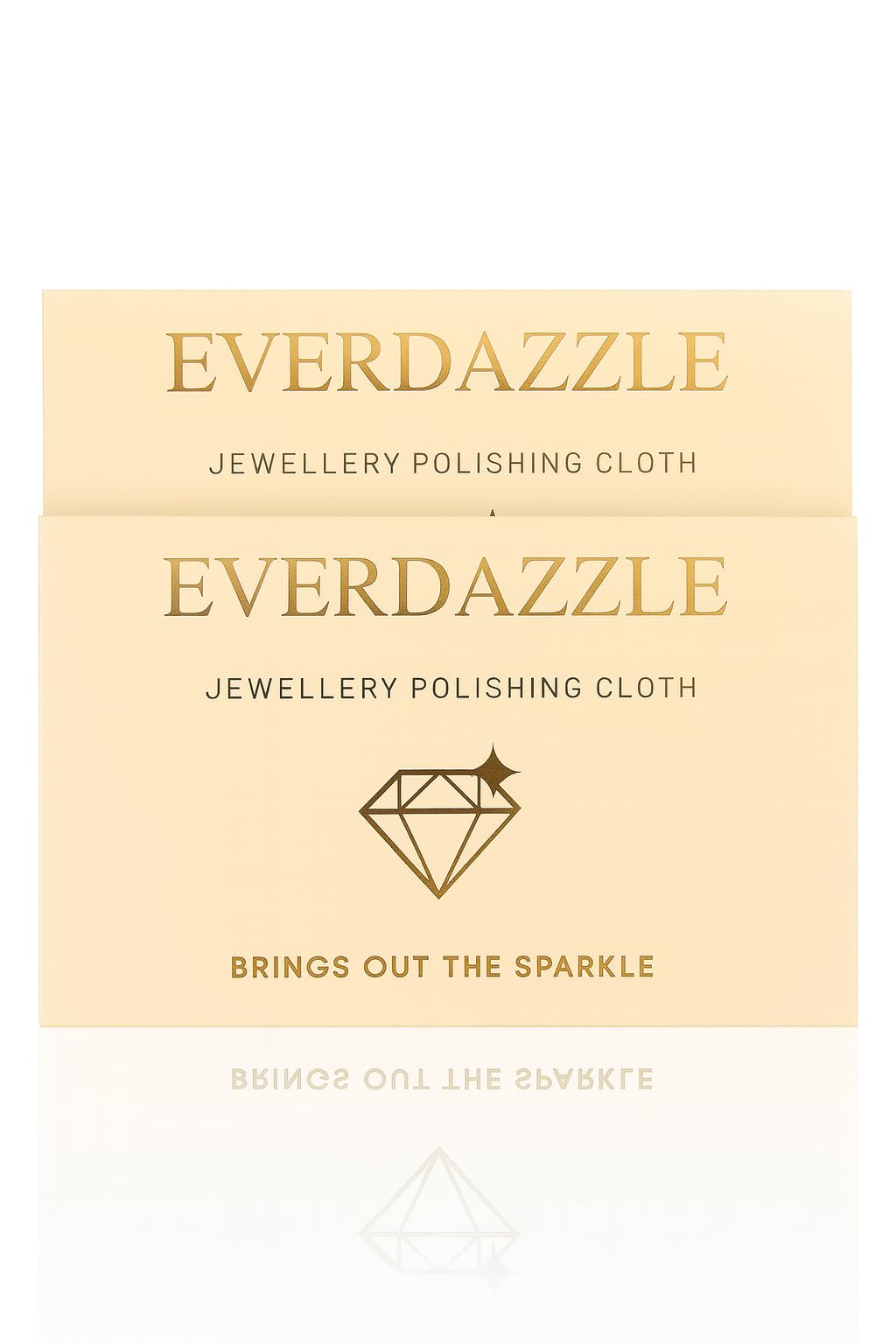 Ever Dazzle Cream Jewellery Cleaning Cloths, For Silver, Gold, Platimum And Gemstones - 2 Pack