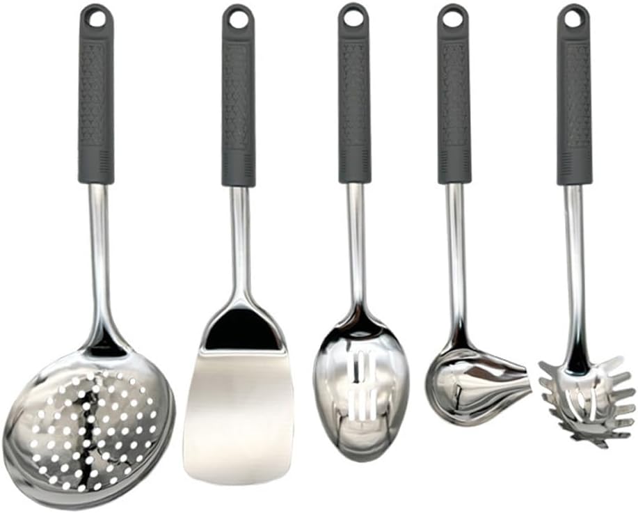Stainless Steel Stir Fried Vegetable Shovel, Kitchen Hot Pot Soup Spoon