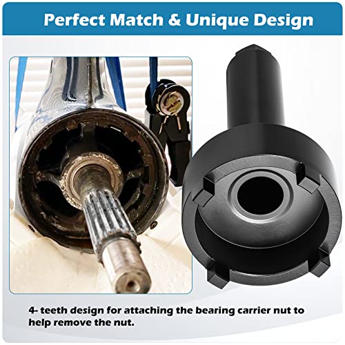 Bearing Carrier Retainer Nut Wrench Tool For Mercruiser Alpha One, Pre Alpha, Generation 2, Bravo One, Trs Outdrives, Replace# 91-61069, 91-61069T, 18-9858 #TOP3